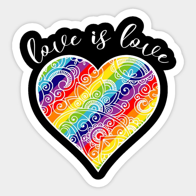 Love is Love Sticker by LittleBean